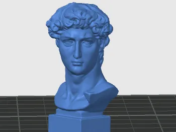 David di michelangelo scultura 3d 