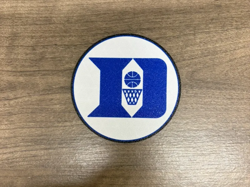 Duke D with Basket & Ball Coaster