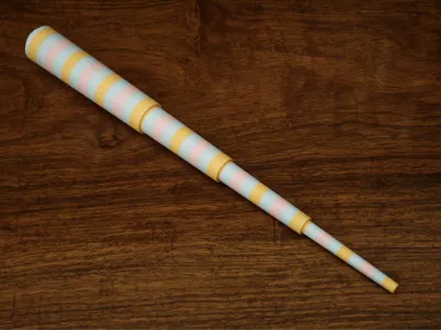 Print in Place Kids' Thickened Fidget Telescopic Stick