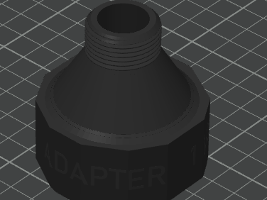 Adapter 1 1/2 Zoll auf 3/4 Zoll