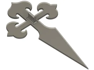 Molde para decorar tarta de Santiago