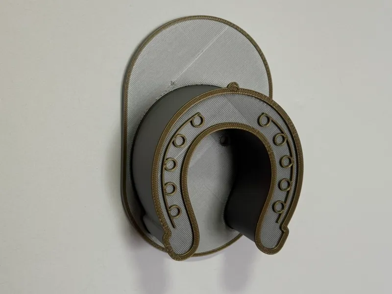 Horseshoe Hanger for Halters, Bridles, Reins