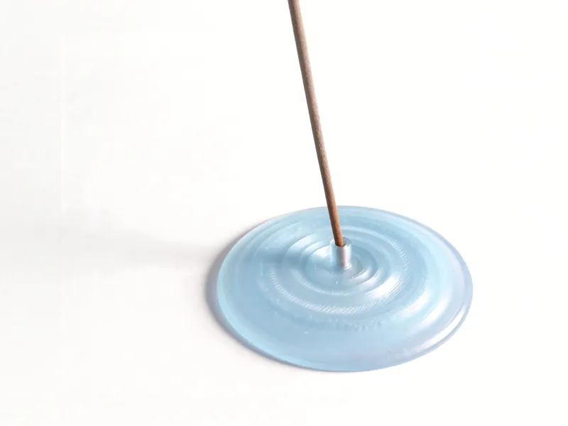 Ripple Incense Holder – Minimalist · Abstract