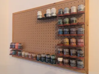 Citadel Paint Tray for pegboards with 2cm gap