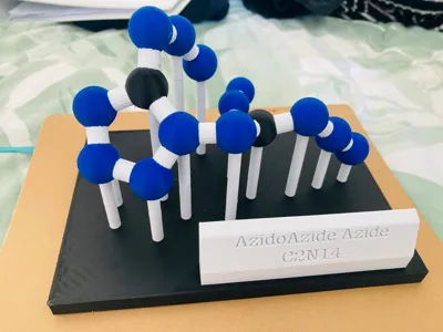 Azidoazide azide molecule most powerful explosive