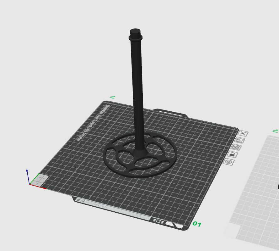 Miniatura 2 do modelo 3D 旋转展示挂架