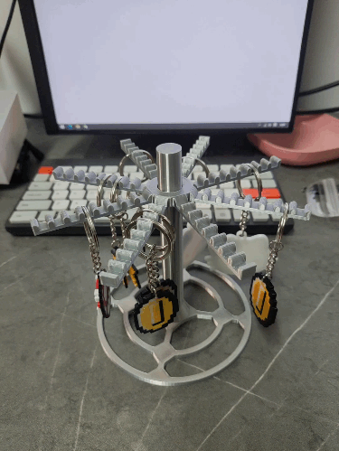 旋转展示挂架