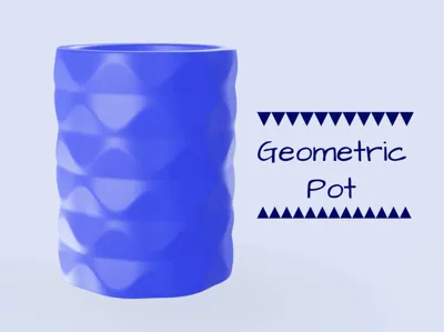 Pot 004 - ▼▲Geometric Planter ▼▲