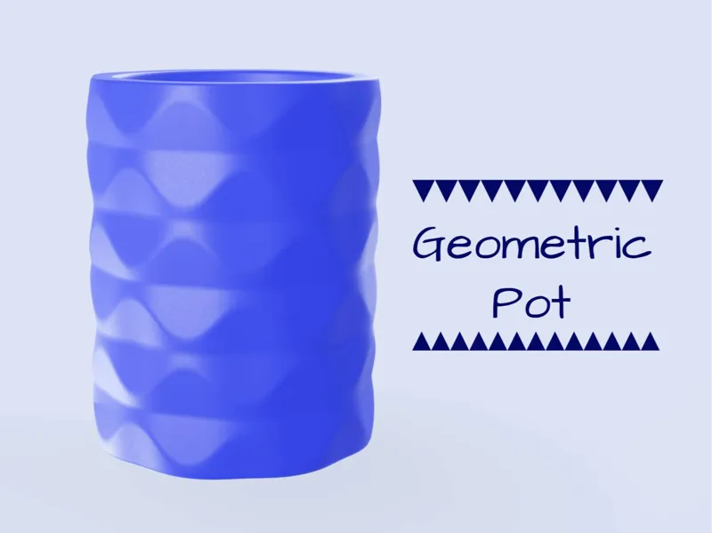 Pot 004 - ▼▲Geometric Pot ▼▲