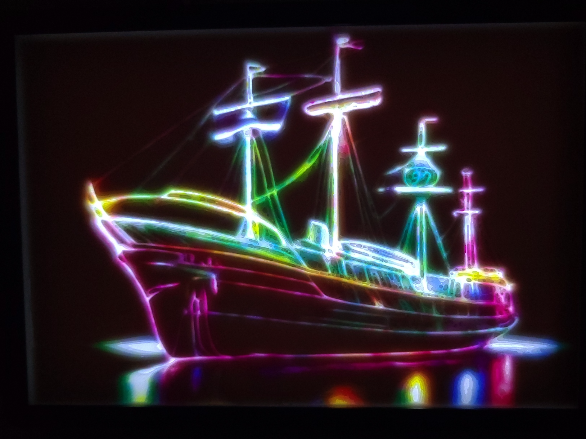 Neon Ship