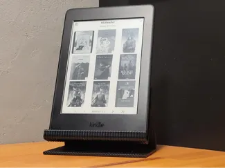 RetroSlab Kindle Stand – Designer Display