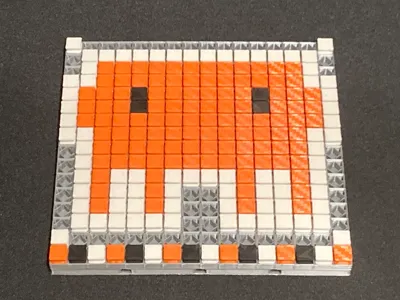 Claude Code Mascot Pixel Puzzle (MakerLab)