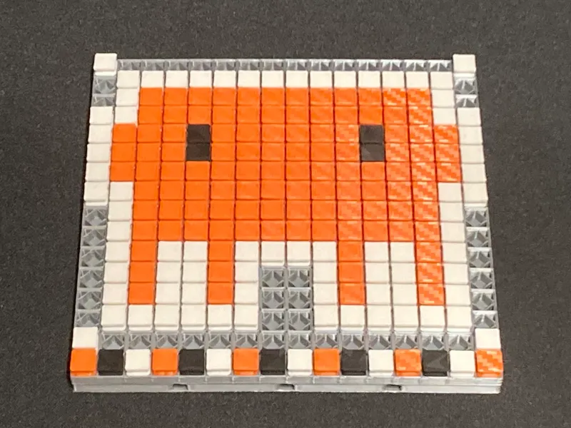 Claude Code Mascot Pixel Puzzle (MakerLab)