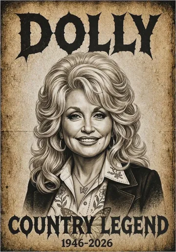 Modelo para impresión 3D: Dolly Parton — vista de referencia 4