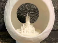 Œuf de Pâques château miniature — photo 2