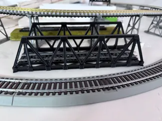 230mm HO/H0/OO/N scale 1:87 Truss Bridge 无需组装和支撑