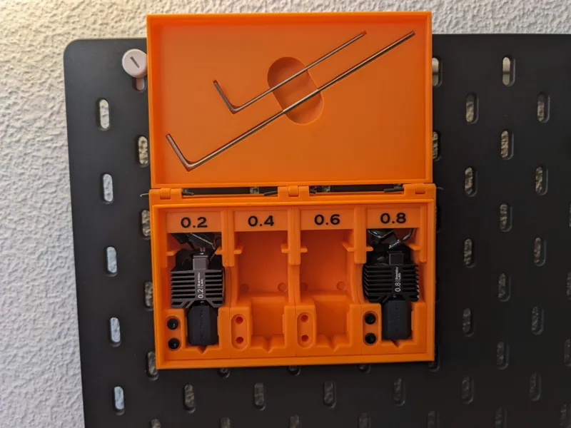 X1/P1 Hotend Box for Ikea Skadis