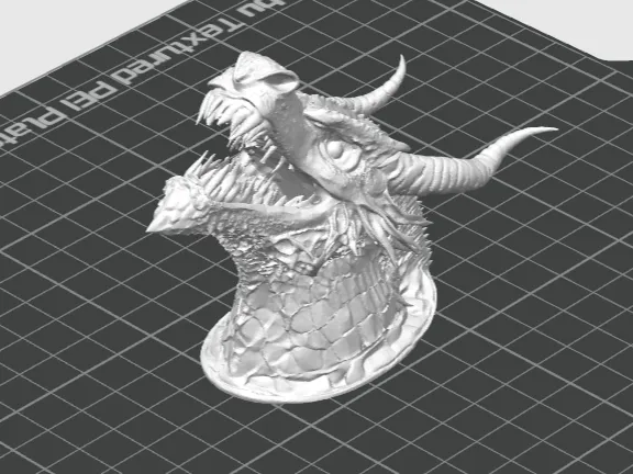 Tête de dragon aimantée