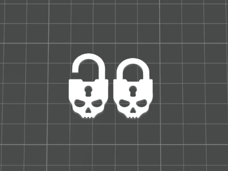 Skull Door Locked/Unlocked MTG Duskmourn
