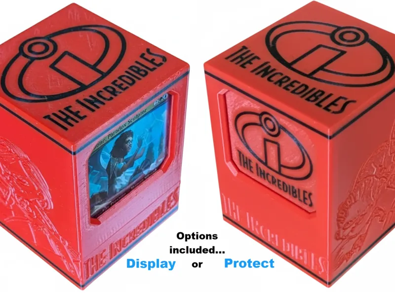 Incredibles Card Deck Box for TCG: MTG, Pokémon...