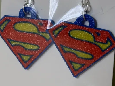 Superman Earrings *30 min print!*