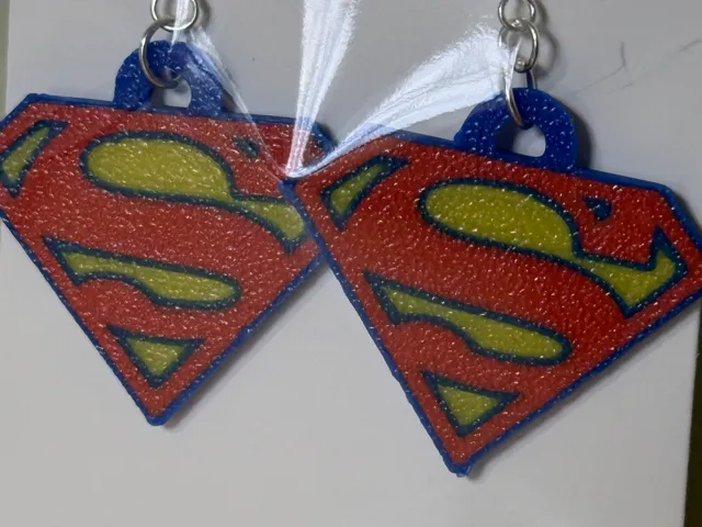 Superman Earrings *30 min print!*
