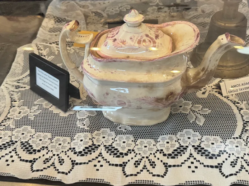 Mrs. Adams' Teapot from the Howell Depot Museum