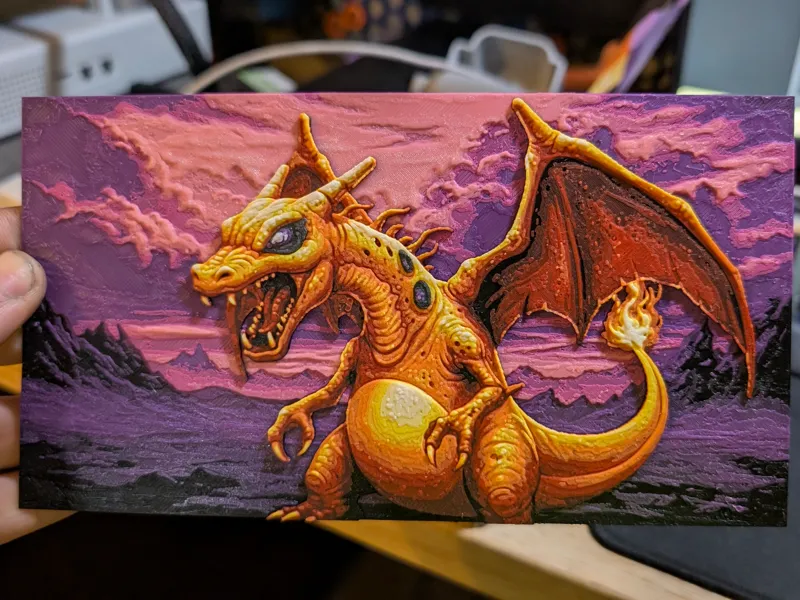 Lovecraftian Charzard HueForge