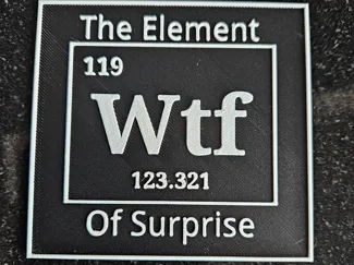The Element of Surprise Coaster