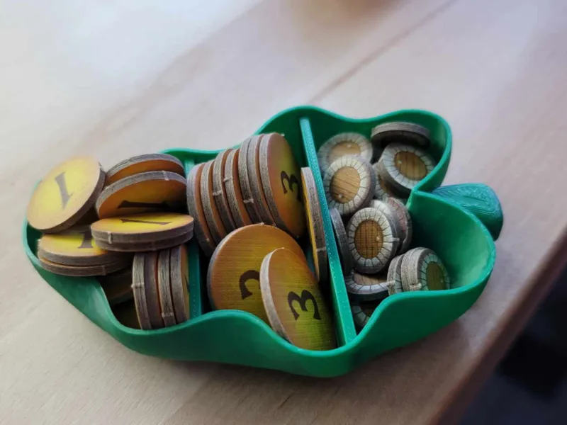 Everdell Leaf Tray Organizer for Blockers & Points