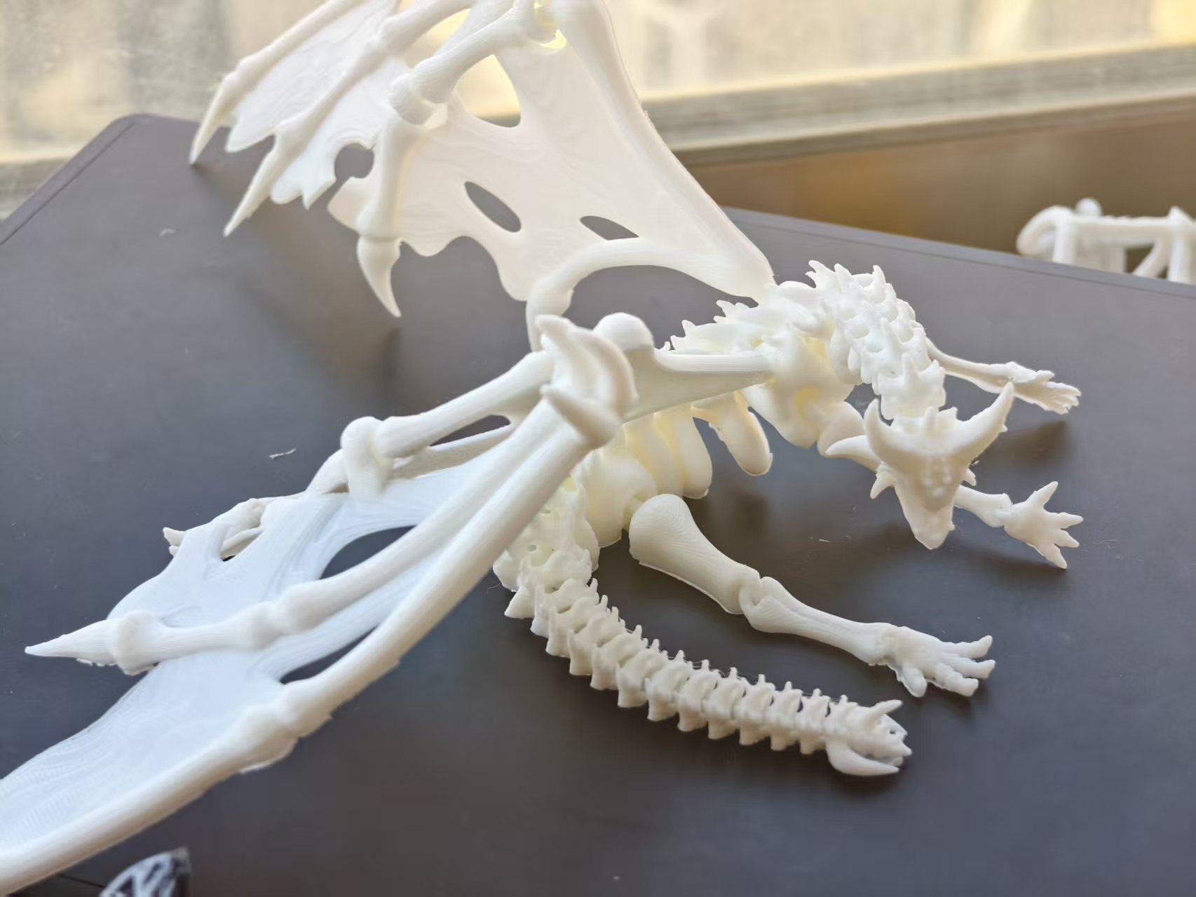 Miniatura 3 do modelo 3D 魔兽世界，冰霜巨龙辛达苟萨，骨龙，无需支撑