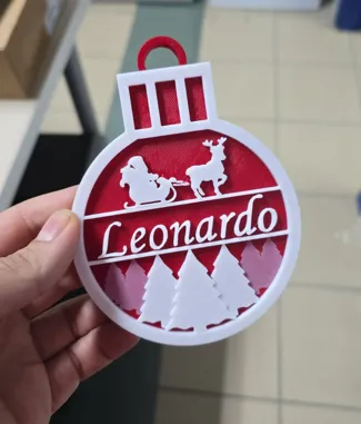 Pallina di Natale Leonardo