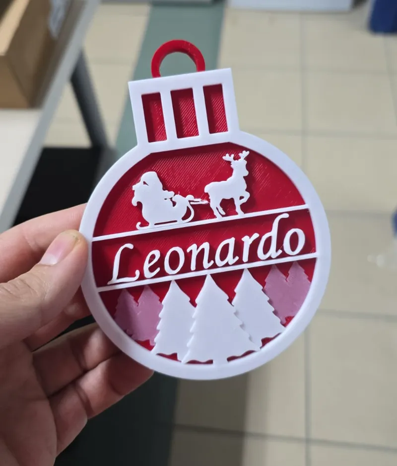 Pallina di Natale Leonardo