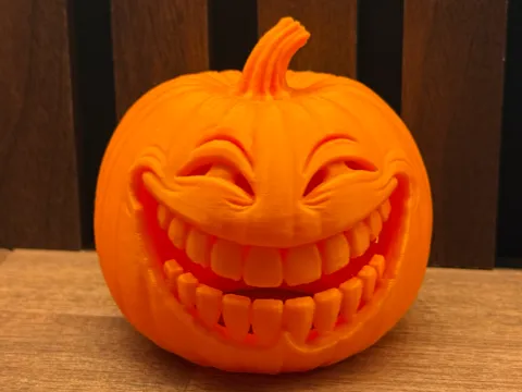 Accesorio de iluminación decorativa: The Grinning Pumkin - LED Tealight Holder — referencia de MakerWorld