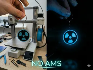 Nuclear Glow Keychain - Multi-color (NO AMS)
