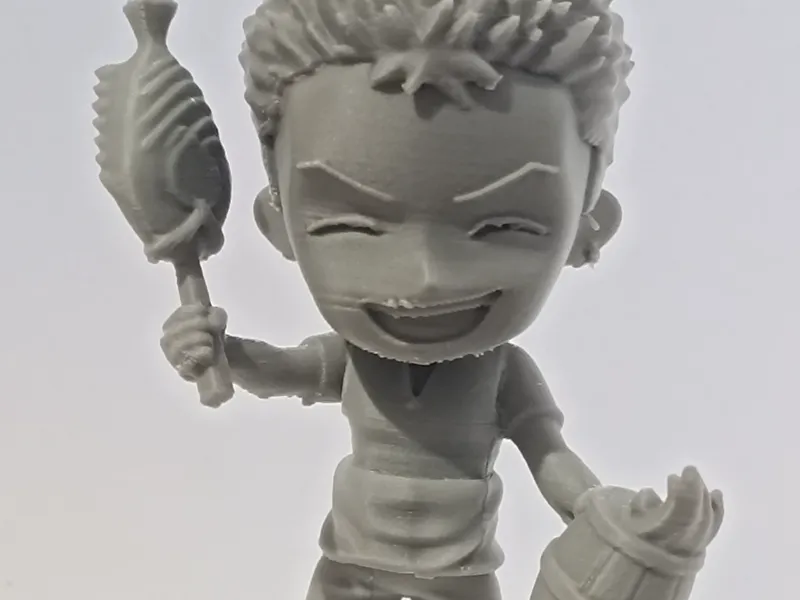 Zoro chibi one piece che festeggia
