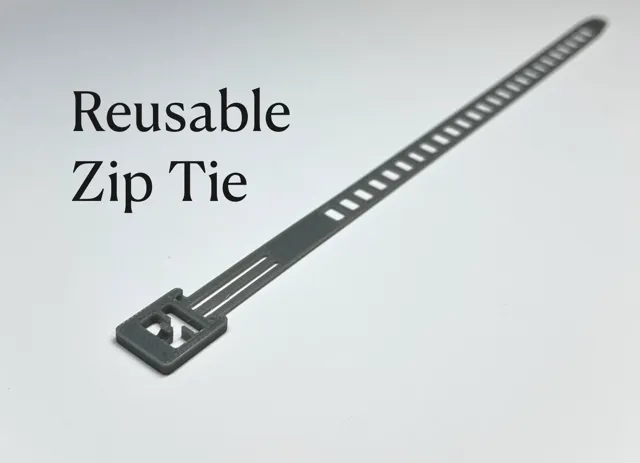 [Remix] reusable zip tie