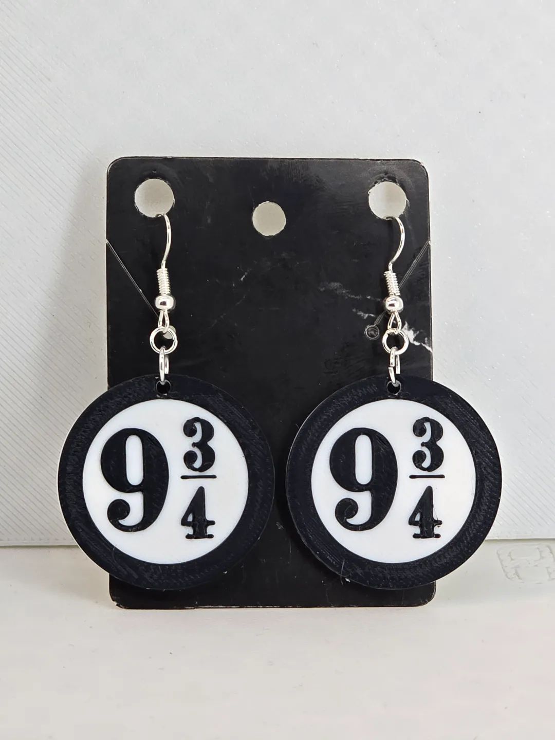 Harry Potter 9 3/4 Layered Earrings and Keychain view 2