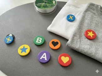 Magnetic Team Badges / Magnetische Abzeichen