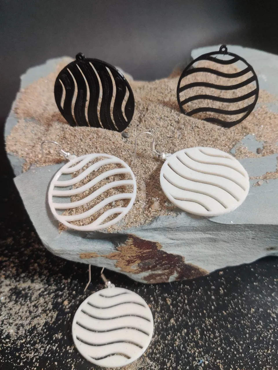 Duality Wave Earrings view 2