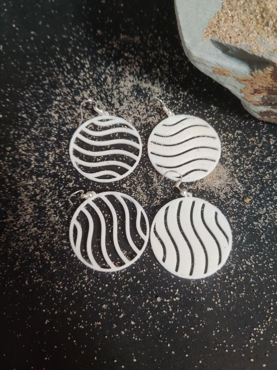 Duality Wave Earrings view 4