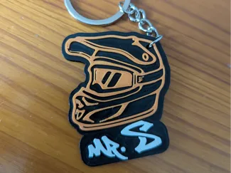 Motocross Helmet keychain