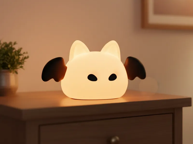 LED夜灯 小蝙蝠夜灯 分件打印