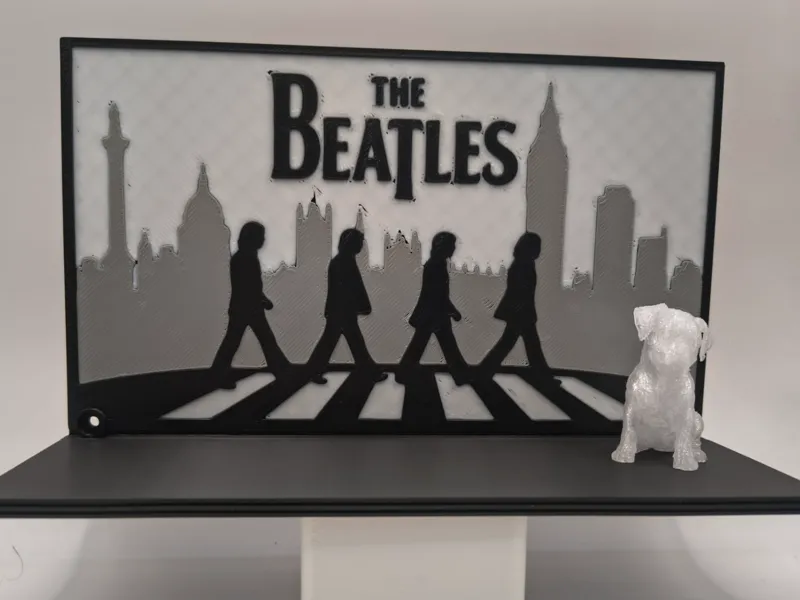 Beatles London Skyline Wall Shelf - 70s Icons