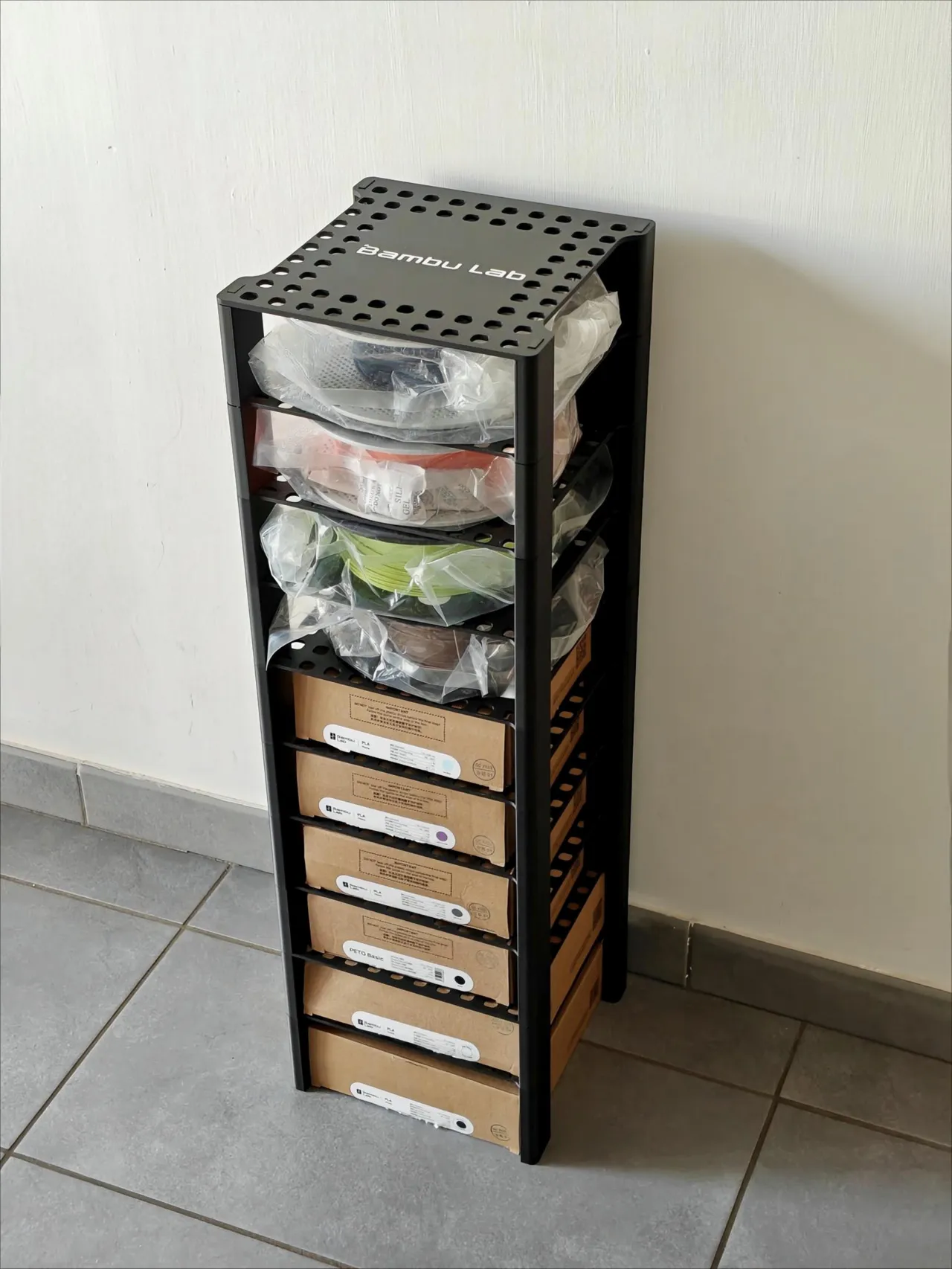 Bambu Lab Stackable Filament Tower view 2