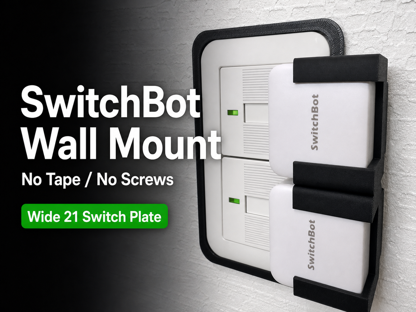 SwitchBot Wall Mount Kit(Up/Down/Center/UpDown)