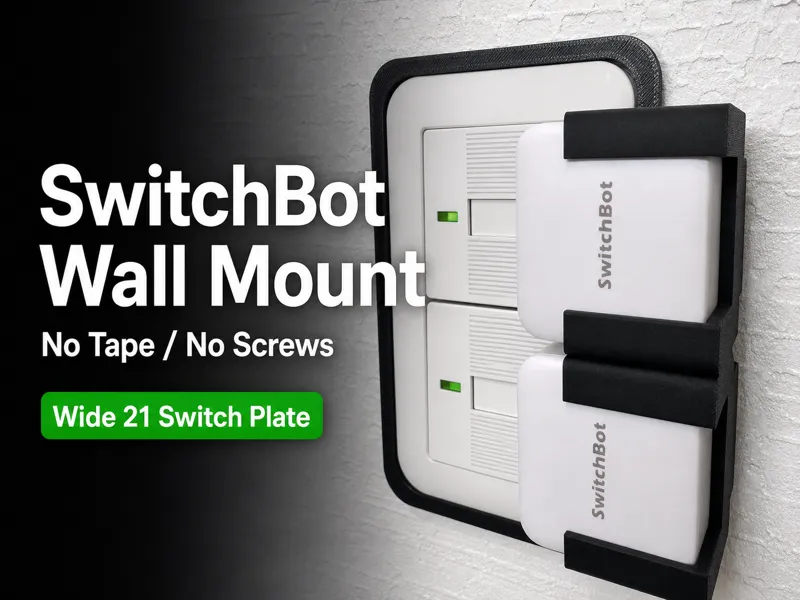 SwitchBot Wall Mount Kit(Up/Down/Center/UpDown)