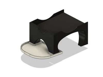 Laundry Detergent Base with Locking Drip Tray