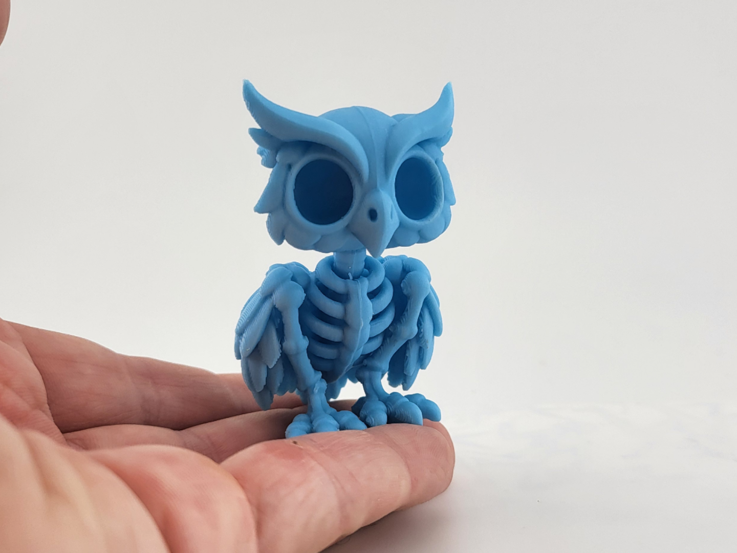 Glow Skeleton Owl | Halloween Figurine - 1