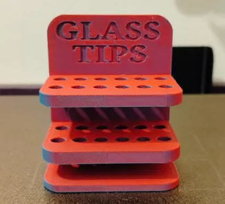 Glass Filter Tips Organizer